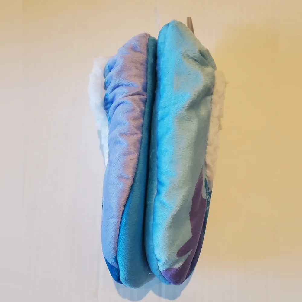 Wicked Kids Cozy Slipper Socks Blue & Purple Sz M/L 13-4